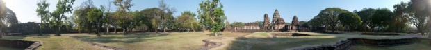 360 Grad Panorama Khmertempel Phimai Thailand